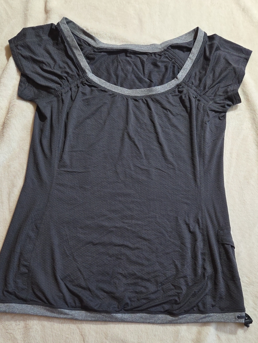 Lululemon Run Personal Best Tech Short Sleeve Top Sz 8